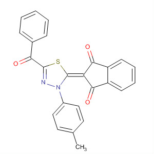 388076-54-8  1H-Indene-1,3(2H)-dione,2-[5-benzoyl-3-(4-methylphenyl)-1,3,4-thiadiazol-2(3H)-ylidene]-