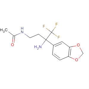 388076-69-5  Acetamide, N-[3-amino-3-(1,3-benzodioxol-5-yl)-4,4,4-trifluorobutyl]-