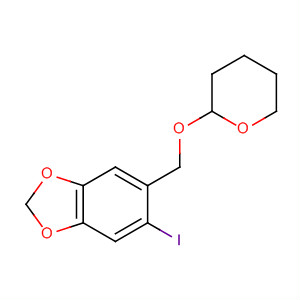 388092-96-4  1,3-Benzodioxole, 5-iodo-6-[[(tetrahydro-2H-pyran-2-yl)oxy]methyl]-