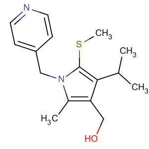 388112-60-5  1H-Pyrrole-3-methanol,2-methyl-4-(1-methylethyl)-5-(methylthio)-1-(4-pyridinylmethyl)-