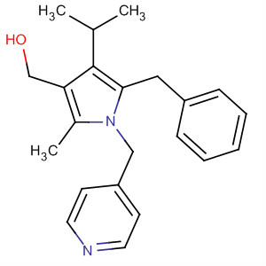 388112-74-1  1H-Pyrrole-3-methanol,2-methyl-4-(1-methylethyl)-5-(phenylmethyl)-1-(4-pyridinylmethyl)-