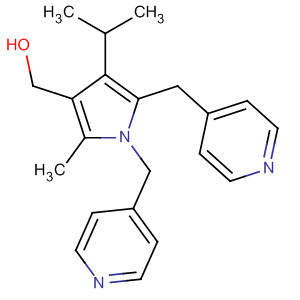 388113-90-4  1H-Pyrrole-3-methanol,2-methyl-4-(1-methylethyl)-1,5-bis(4-pyridinylmethyl)-