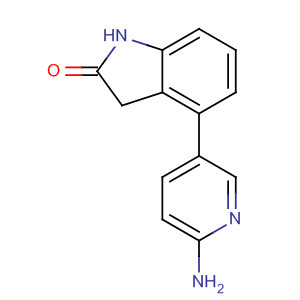 388116-36-7  2H-Indol-2-one, 4-(6-amino-3-pyridinyl)-1,3-dihydro-