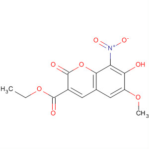 388119-10-6  2H-1-Benzopyran-3-carboxylic acid,7-hydroxy-6-methoxy-8-nitro-2-oxo-, ethyl ester