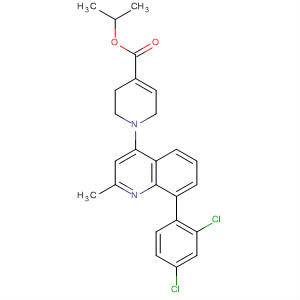 388122-61-0  4-Pyridinecarboxylic acid,1-[8-(2,4-dichlorophenyl)-2-methyl-4-quinolinyl]-1,2,3,6-tetrahydro-,1-methylethyl ester
