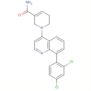388122-75-6  3-Pyridinecarboxamide,1-[8-(2,4-dichlorophenyl)-4-quinolinyl]-1,2,5,6-tetrahydro-