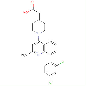 388123-60-2  Acetic acid,[1-[8-(2,4-dichlorophenyl)-2-methyl-4-quinolinyl]-4-piperidinylidene]-