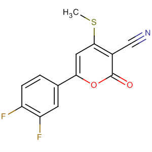 388573-61-3  2H-Pyran-3-carbonitrile, 6-(3,4-difluorophenyl)-4-(methylthio)-2-oxo-