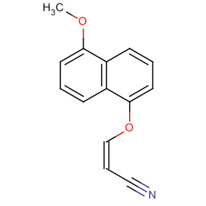388577-35-3  2-Propenenitrile, 3-[(5-methoxy-1-naphthalenyl)oxy]-, (2Z)-