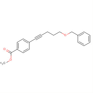 388602-53-7  Benzoic acid, 4-[5-(phenylmethoxy)-1-pentynyl]-, methyl ester