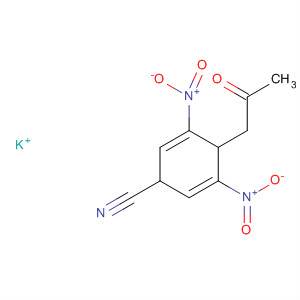 388613-10-3  2,5-Cyclohexadiene-1-carbonitrile, 3,5-dinitro-4-(2-oxopropyl)-, ion(1-),potassium