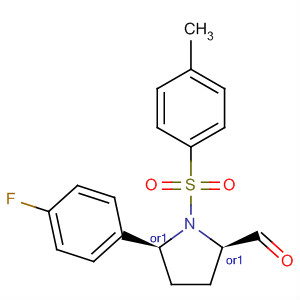 388615-63-2  2-Pyrrolidinecarboxaldehyde,5-(4-fluorophenyl)-1-[(4-methylphenyl)sulfonyl]-, (2R,5S)-rel-