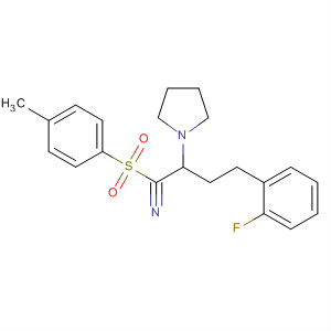 388616-05-5  2-Pyrrolidinebutanenitrile,5-(4-fluorophenyl)-1-[(4-methylphenyl)sulfonyl]-, (2S,5S)-
