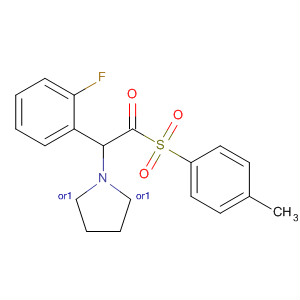 388616-09-9  2-Pyrrolidineacetaldehyde,5-(4-fluorophenyl)-1-[(4-methylphenyl)sulfonyl]-, (2R,5S)-rel-