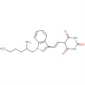 388631-67-2  2,4,6(1H,3H,5H)-Pyrimidinetrione,5-[2-[1-(2-methylhexyl)-1H-indol-3-yl]ethenyl]-