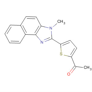 389057-05-0  Ethanone, 1-[5-(3-methyl-3H-naphth[1,2-d]imidazol-2-yl)-2-thienyl]-