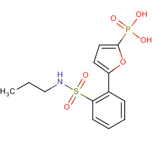 389057-32-3  Phosphonic acid, [5-[2-[(propylamino)sulfonyl]phenyl]-2-furanyl]-