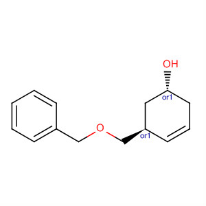 389067-80-5  3-Cyclohexen-1-ol, 5-[(phenylmethoxy)methyl]-, (1R,5S)-rel-