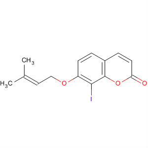 389087-00-7  2H-1-Benzopyran-2-one, 8-iodo-7-[(3-methyl-2-butenyl)oxy]-