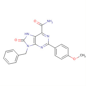 389090-55-5  7H-Purine-6-carboxamide,8,9-dihydro-2-(4-methoxyphenyl)-8-oxo-9-(phenylmethyl)-