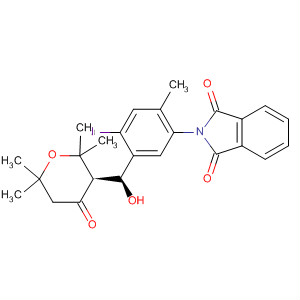 389091-80-9  1H-Isoindole-1,3(2H)-dione,2-[5-[(S)-hydroxy[(3R)-tetrahydro-2,2,6,6-tetramethyl-4-oxo-2H-pyran-3-yl]methyl]-4-iodo-2-methylphenyl]-