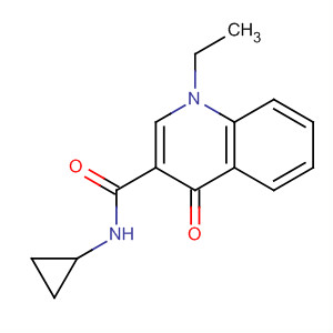 389118-77-8  3-Quinolinecarboxamide, N-cyclopropyl-1-ethyl-1,4-dihydro-4-oxo- 389118-77-8  3-Quinolinecarboxamide, N-cyclopropyl-1-ethyl-1,4-dihydro-4-oxo-