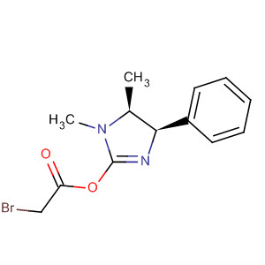 389119-15-7  Acetic acid, bromo-,(4R,5S)-4,5-dihydro-1,5-dimethyl-4-phenyl-1H-imidazol-2-yl ester