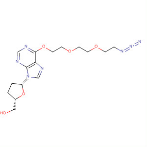 389128-09-0  2-Furanmethanol,5-[6-[2-[2-(2-azidoethoxy)ethoxy]ethoxy]-9H-purin-9-yl]tetrahydro-,(2S,5R)-