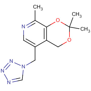 389136-82-7  4H-1,3-Dioxino[4,5-c]pyridine,2,2,8-trimethyl-5-(1H-tetrazol-1-ylmethyl)-