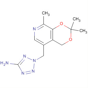 389136-87-2  2H-Tetrazol-5-amine,2-[(2,2,8-trimethyl-4H-1,3-dioxino[4,5-c]pyridin-5-yl)methyl]-
