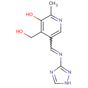 389136-98-5  4-Pyridinemethanol,3-hydroxy-2-methyl-5-[(1H-1,2,4-triazol-3-ylimino)methyl]-