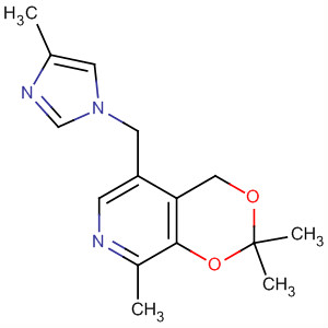 389137-22-8  4H-1,3-Dioxino[4,5-c]pyridine,2,2,8-trimethyl-5-[(4-methyl-1H-imidazol-1-yl)methyl]-