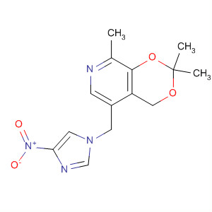 389137-27-3  4H-1,3-Dioxino[4,5-c]pyridine,2,2,8-trimethyl-5-[(4-nitro-1H-imidazol-1-yl)methyl]-