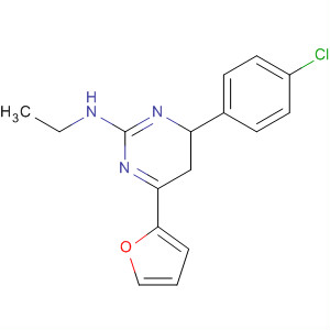 389137-73-9  2-Pyrimidinamine, 4-(4-chlorophenyl)-N-ethyl-6-(2-furanyl)-4,5-dihydro-