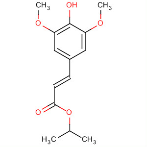 389141-49-5  2-Propenoic acid, 3-(4-hydroxy-3,5-dimethoxyphenyl)-, 1-methylethylester, (2E)-