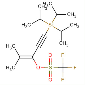 389141-78-0  Methanesulfonic acid, trifluoro-,2-methyl-1-[[tris(1-methylethyl)silyl]ethynyl]-1-propenyl ester