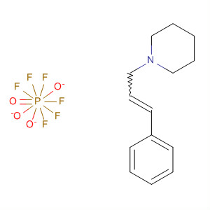 389571-50-0  Phosphate(1-), hexafluoro-, hydrogen, compd. with1-(3-phenyl-2-propenyl)piperidine (1:1)