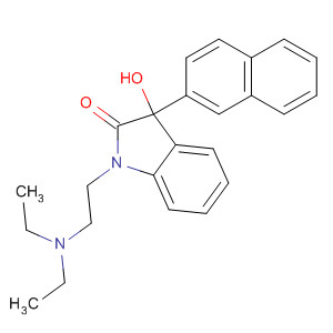 389571-66-8  2H-Indol-2-one,1-[2-(diethylamino)ethyl]-1,3-dihydro-3-hydroxy-3-(2-naphthalenyl)-