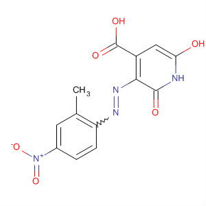 389573-14-2  4-Pyridinecarboxylic acid,1,2-dihydro-6-hydroxy-3-[(2-methyl-4-nitrophenyl)azo]-2-oxo-
