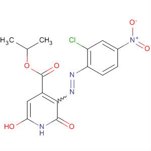 389573-22-2  4-Pyridinecarboxylic acid,3-[(2-chloro-4-nitrophenyl)azo]-1,2-dihydro-6-hydroxy-2-oxo-,1-methylethyl ester
