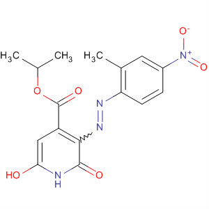 389573-26-6  4-Pyridinecarboxylic acid,1,2-dihydro-6-hydroxy-3-[(2-methyl-4-nitrophenyl)azo]-2-oxo-,1-methylethyl ester