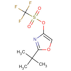 389578-41-0  Methanesulfonic acid, trifluoro-, 2-(1,1-dimethylethyl)-4-oxazolyl ester