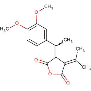 389579-17-3  2,5-Furandione,3-[1-(3,4-dimethoxyphenyl)ethylidene]dihydro-4-(1-methylethylidene)-