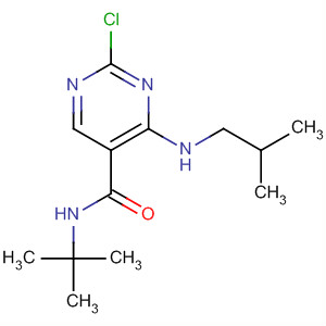 389605-88-3  5-Pyrimidinecarboxamide,2-chloro-N-(1,1-dimethylethyl)-4-[(2-methylpropyl)amino]-