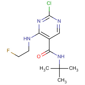 389605-91-8  5-Pyrimidinecarboxamide,2-chloro-N-(1,1-dimethylethyl)-4-[(2-fluoroethyl)amino]-
