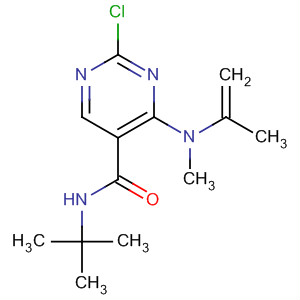 389605-94-1  5-Pyrimidinecarboxamide,2-chloro-N-(1,1-dimethylethyl)-4-(methyl-2-propenylamino)-