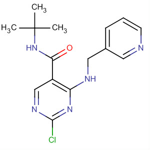389606-06-8  5-Pyrimidinecarboxamide,2-chloro-N-(1,1-dimethylethyl)-4-[(3-pyridinylmethyl)amino]-