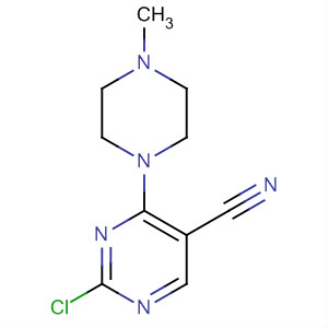 389606-70-6  5-Pyrimidinecarbonitrile, 2-chloro-4-(4-methyl-1-piperazinyl)-