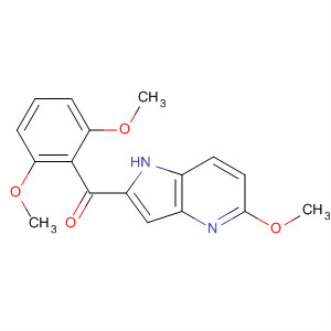 389626-49-7  Methanone,(2,6-dimethoxyphenyl)(5-methoxy-1H-pyrrolo[3,2-b]pyridin-2-yl)-