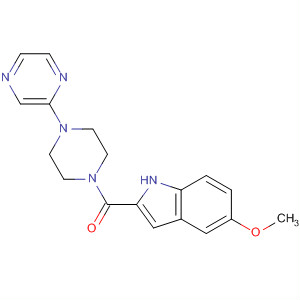 389626-51-1  Piperazine, 1-[(5-methoxy-1H-indol-2-yl)carbonyl]-4-pyrazinyl-